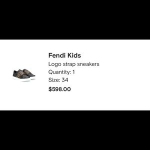 Brown kids shoes